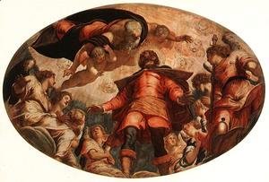 Jacopo Tintoretto (Robusti) - Glorification of St Roch 1564