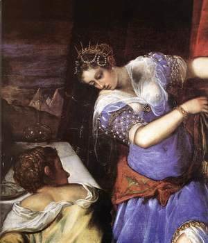 Jacopo Tintoretto (Robusti) - Judith and Holofernes (detail) c. 1579