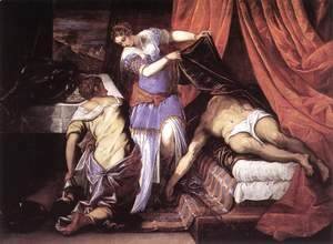 Jacopo Tintoretto (Robusti) - Judith and Holofernes c. 1579
