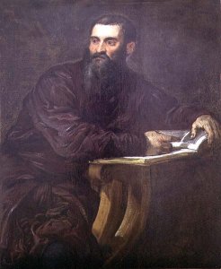 Portrait of a Bearded Man with a Book