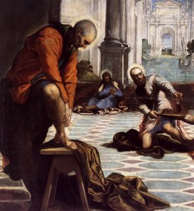 Christ Washing His Disciples' Feet (detail 2)