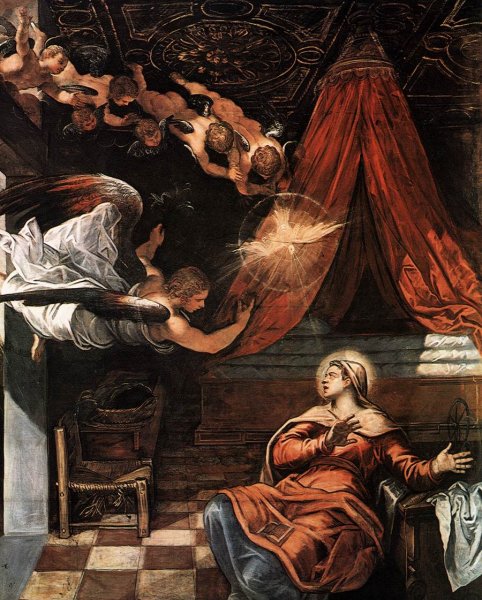 The Annunciation (detail)