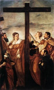 Sts Helen and Barbara Adoring the Cross 2