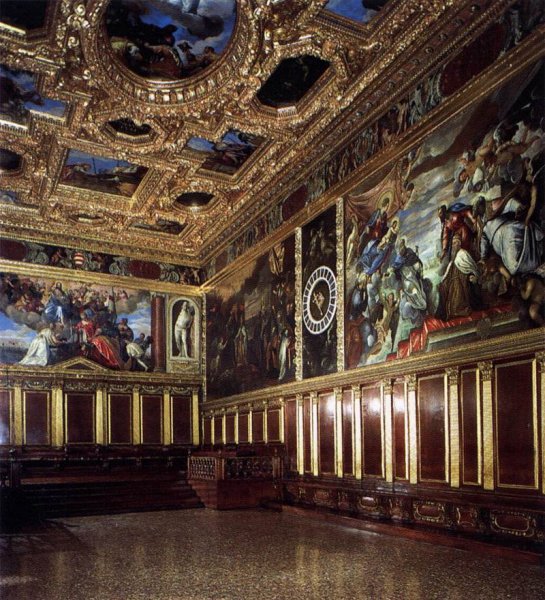 View of the Sala del Collegio