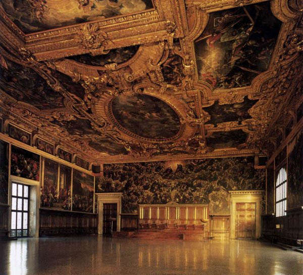 View of the Sala del Maggior Consiglio